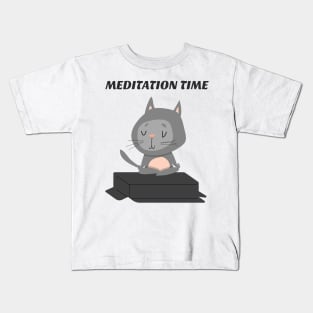 Meditation time Kids T-Shirt